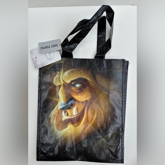 2 Disney Loungefly Hot Topic Totes Beauty & The Beast Nightmare Before Christmas - Picture 8 of 15